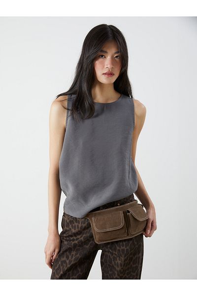LC Waikiki Crew Neck Modal Blend Blouse