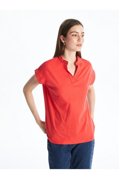 LC Waikiki Croc Collar Blouse