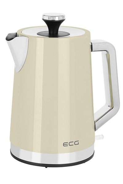 ECG Electric kettle ECG RK 1766 Vintage Vanilla, 2200 W, 1.7 liters, stainless steel, cream