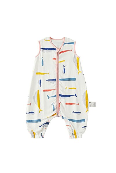 Baby Care Whale Footed Baby Sleeping Bag, Breathable, Zippered