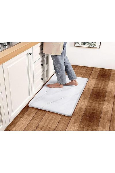 2LB DEPOT Kitchen rug, anti-slip with foam, waterproof, 74x43 cm