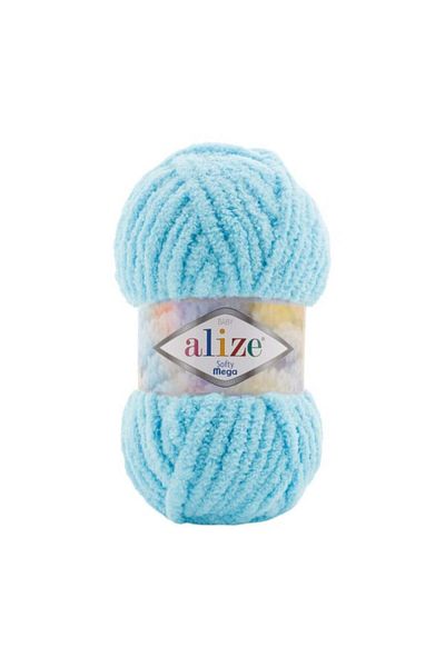 Alize 3 spools of Eliza Softy Mega yarn, color number 128