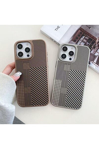 iPhone 16 Pro Max Uyumlu Geometrik Desenli Koruma Kılıfı