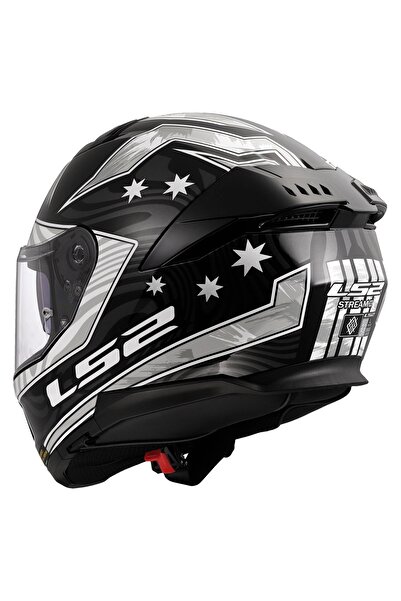 LS2 STREAM 2 GALDAM SİYAH-BEYAZ KASK