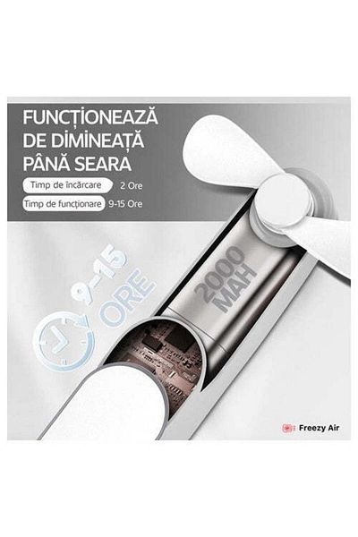 Freezy Air AeroClip Portable Handheld Fan