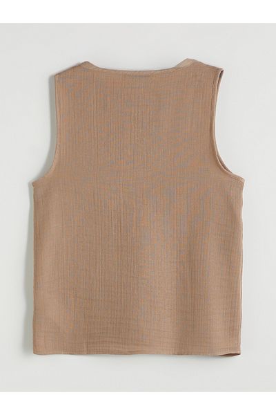 LC Waikiki Crew Neck Muslin Blouse