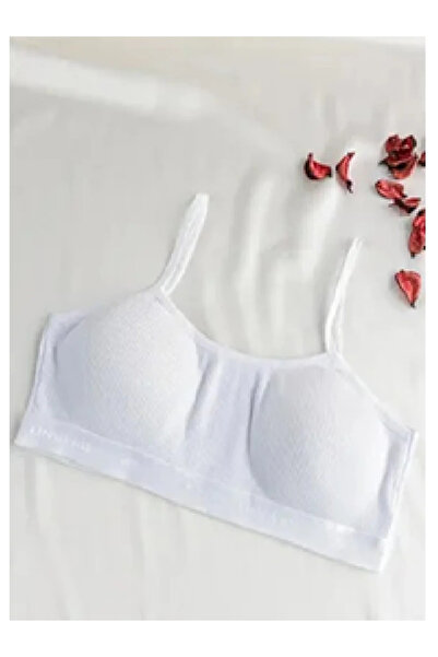 Butik Tutku 0847 White Children's Training Bra
