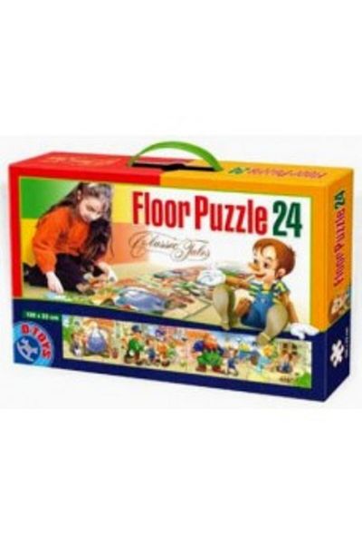 D-Toys FLOOR PUZZLE (PUZZLE DE PODEA - 130X23 CM) 24 PIESE - PINOCCHIO