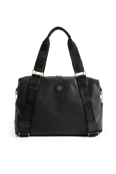 H&D COLLECTİON Multi-Eye Adjustable Long Strap Lined Soft Leather Large Size Hand and Shoulder Bag 1432