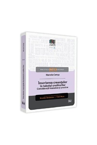 Editura Universul Juridic Inscrierea creantelor in tabelul creditorilor. Con