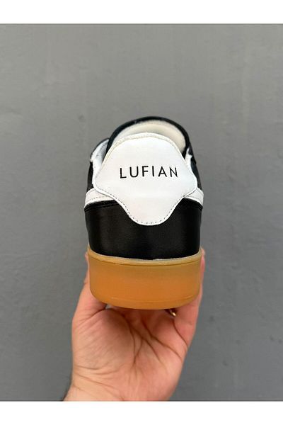 Lufian Flat Sole Men's Sneaker, Comfort Inner Pad, Skin Outer Material Lufian