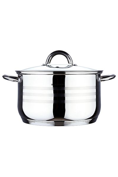 Berlinger Haus Stainless steel casserole with lid 24 cm Gourmet Line