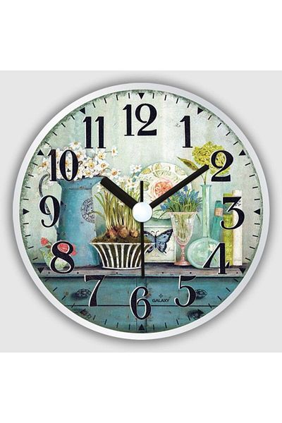 ATABY Galaxy Magnet Refrigerator Clocks, Round, 10 cm