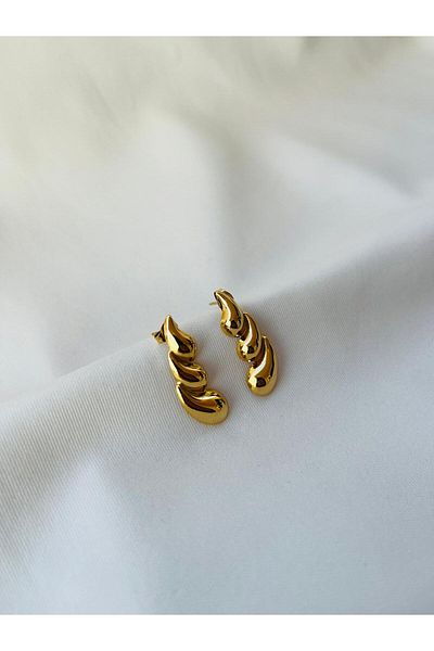 ESDE Angel Wing Stylish Design Steel Earrings