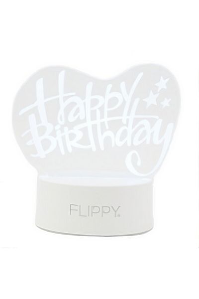 bzstore Decorative LED Lamp, 3D, Happy Birthday, with USB and batteries, multicolored light and remote