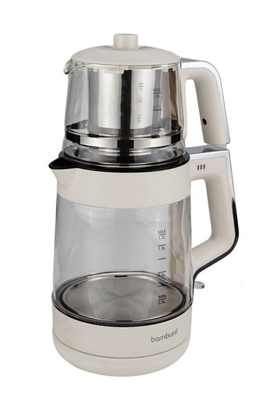 Bambum Zelda Glass Chamber Tea Machine Cream