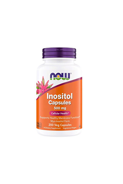 Now Foods Inositol 500 mg Superior Myo Inositol Form for Healthy Membrane Fun...