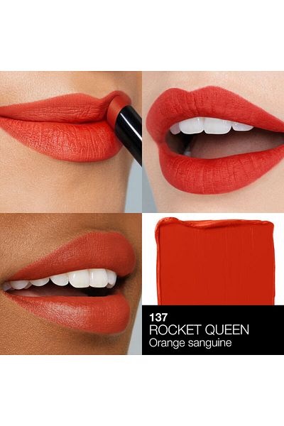 Nars أحمر شفاه باور مات يدوم 10 ساعات، أحمر شفاه غير لامع ذو صبغة عالية الكثافة. وزن صفر 1.5 جرام