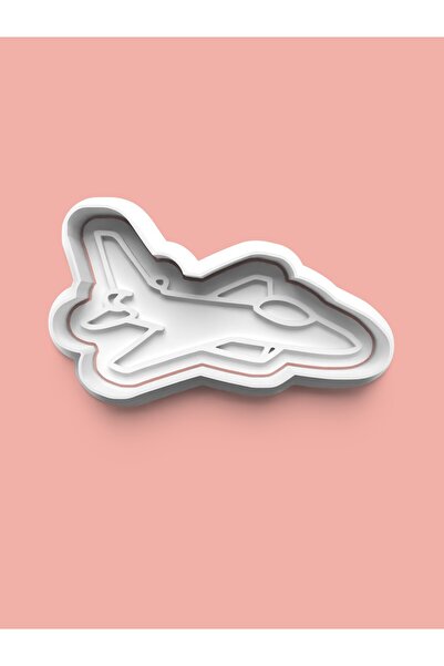 AKTASTORE قالب كوكيز طائرات حربية وقالب عجينة السكر 0897-3