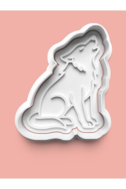 AKTASTORE قالب بسكويت على شكل ذئب غوغاء وقالب عجينة السكر