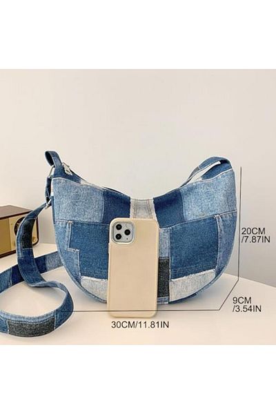 Generic iCozzier canvas tote bag, casual, hobo, crossbody, shoulder bag, for women and men, large purse, han