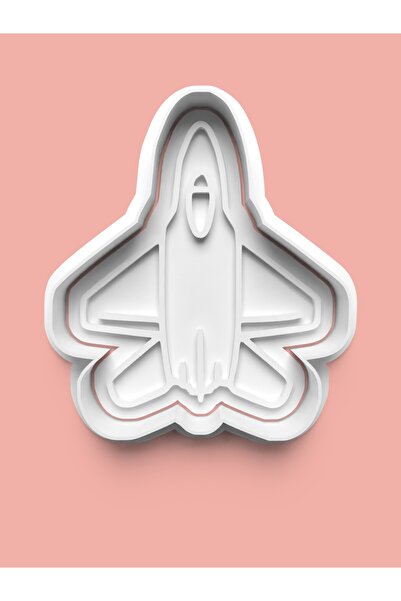 AKTASTORE قالب كوكيز طائرات حربية وقالب عجينة السكر 0897-4