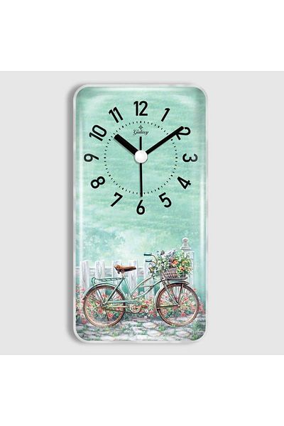 ATABY Magnetic Refrigerator Clocks, Rectangular, 17 cm