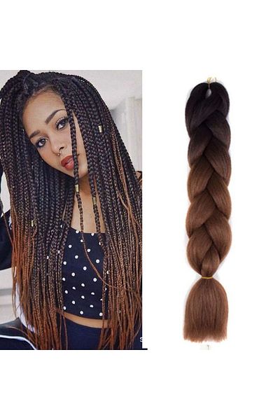 WNY Hair Extension Wig - 2 Colors in 1