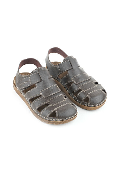 GEZER Καλοκαιρινά ανδρικά πέδιλα με ρυθμιζόμενη άνετη σόλα με Velcro