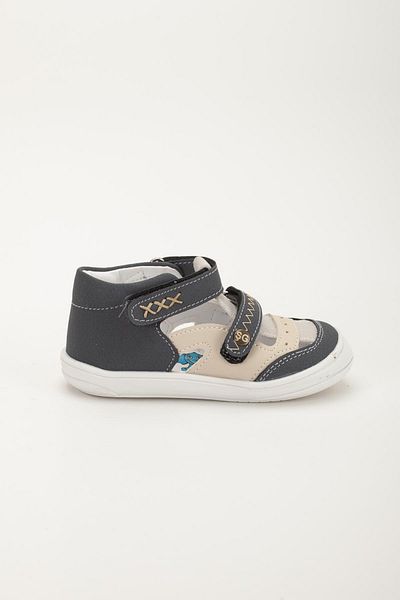 Dilimler Ayakkabı Şirinbebe Orthopedic Baby Boy Firstadım Shoes Smoked Double Velcro Side Open
