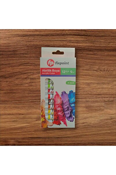 FixPoint Akrilik boya 12 renk 9.ml