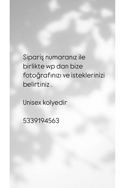 ZAFERİNAN 925 Ayar Gümüş Kişiye Özel Çizim Kolye (Fotoğraf Hediyeli)