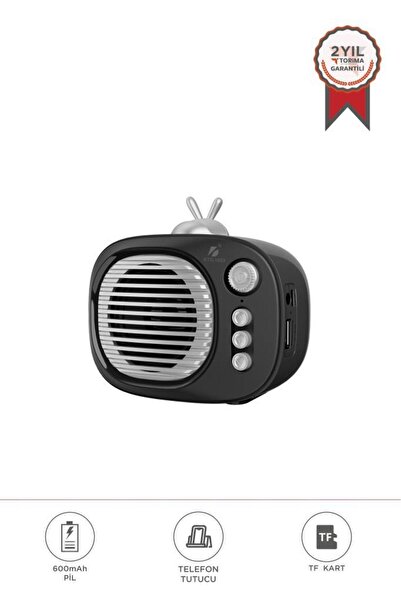 Torima KTS-1693 Bluetooth 5W Mini Hoparlör – TF Kart, FM Radyo, TWS, Renkli T...