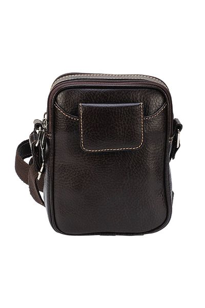 Magazinul de genti Men's bag made of soft natural leather, model 026