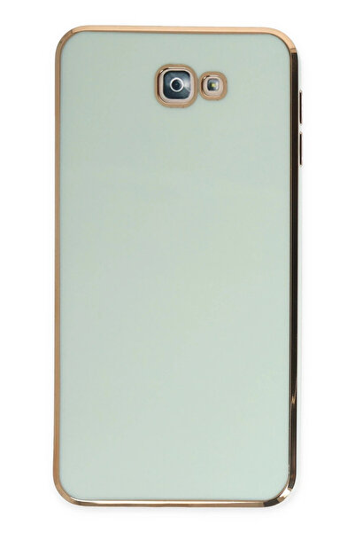 NewFace حافظة سامسونج جالاكسي J7 برايم من السيليكون - أخضر فاتح YNSMR