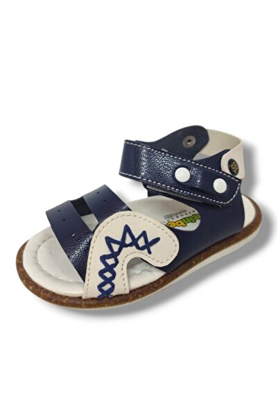 ŞİRİNGENÇ Şirinbebe 1596-20 Анатомични сандали с велкро за момчета, тъмносини...