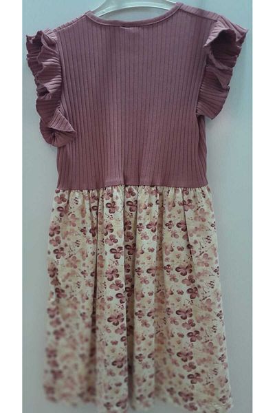 VOL Summer Robes with Buttons and Patterned Dress