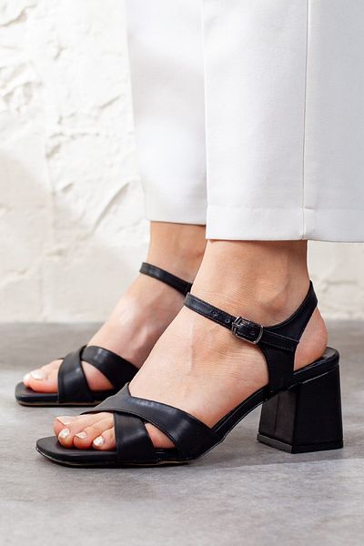 Adım Adım Women's Ankle Strap Heeled Sandals