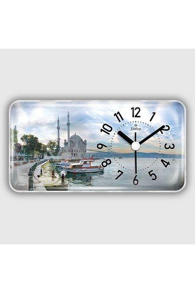 ATABY Magnetic Refrigerator Clocks, Rectangular, 17 cm