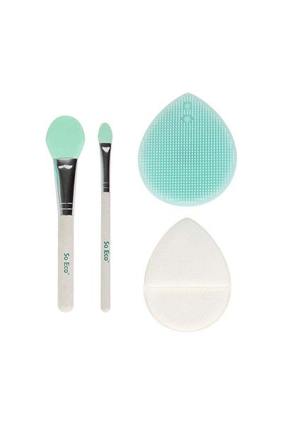 So Eco Set complet de curățare pentru măști de față ecologice, So Eco, 4 buc.