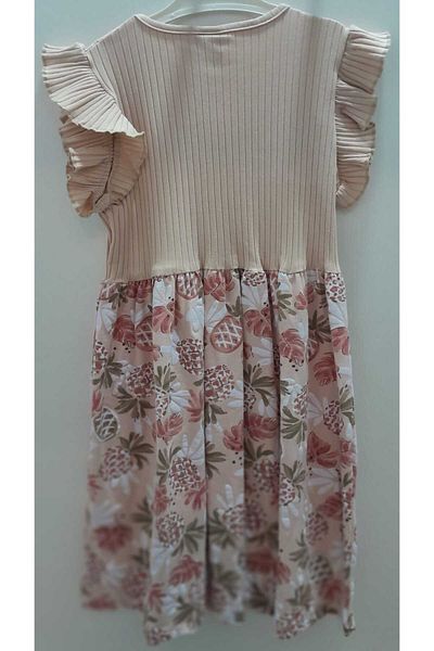 VOL Summer Robes with Buttons and Patterned Dress