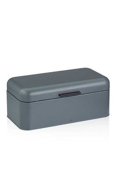 KELA Keck Lang Bread basket Frisca metal, gray 42.5x22.5x17.5 cm
