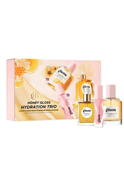 gisou غيسو مجموعة هوني جلوس الثلاثية للترطيب 3 قطع