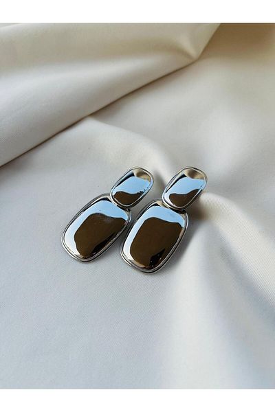 ESDE Stylish Design Steel Earrings with Dangle