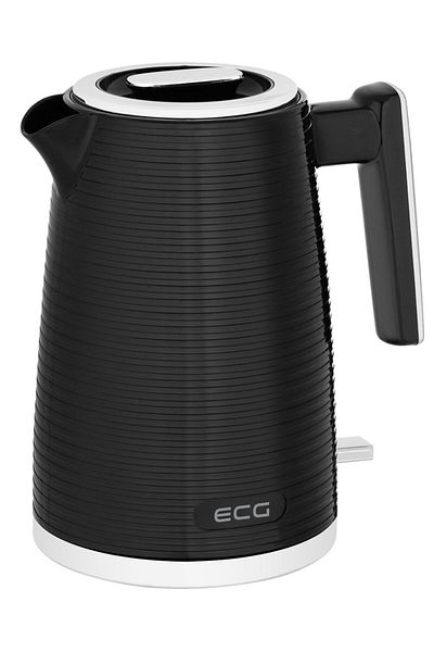 ECG Fierbător electric ECG RK 1751 Stripe, 2200 W, 1,7 litri, negru