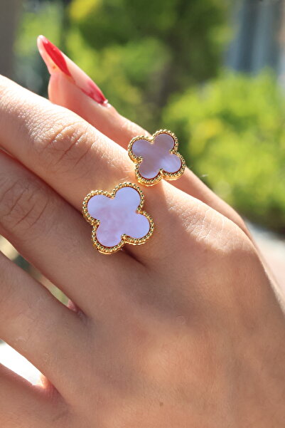 DOLCE QUEEN خاتم نموذج البرسيم النسائي القابل للتعديل