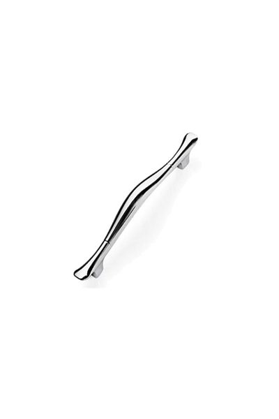 Sucuoğlu Zeybek 96 mm Furniture Kitchen Drawer Cabinet Cupboard Handle Handle Handles - Chrome - 5 Pcs