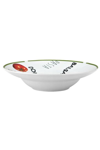 Alpina Pasta plate 27 cm green rim