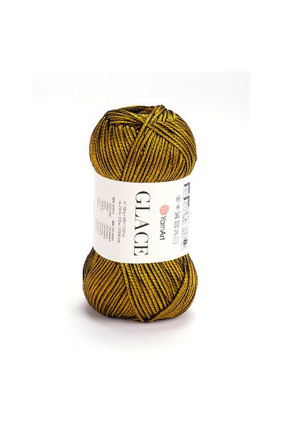 Yarnart Glace - Knitting Yarn Yellow-7304