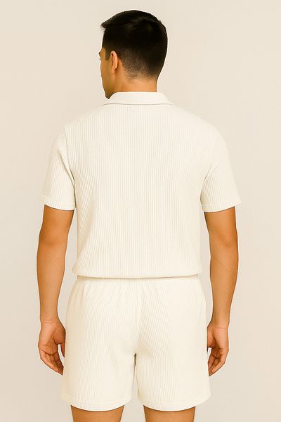 armicem “Cool & Clean: Men's Polo Neck + Shorts Set”